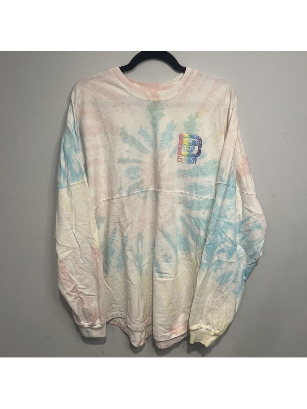 Walt Disney World Disney Parks Spirit Jersey - Rainbow TieDye Long Sleeve Tee